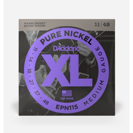 D'addario EPN115 11-48 Pure Nickel