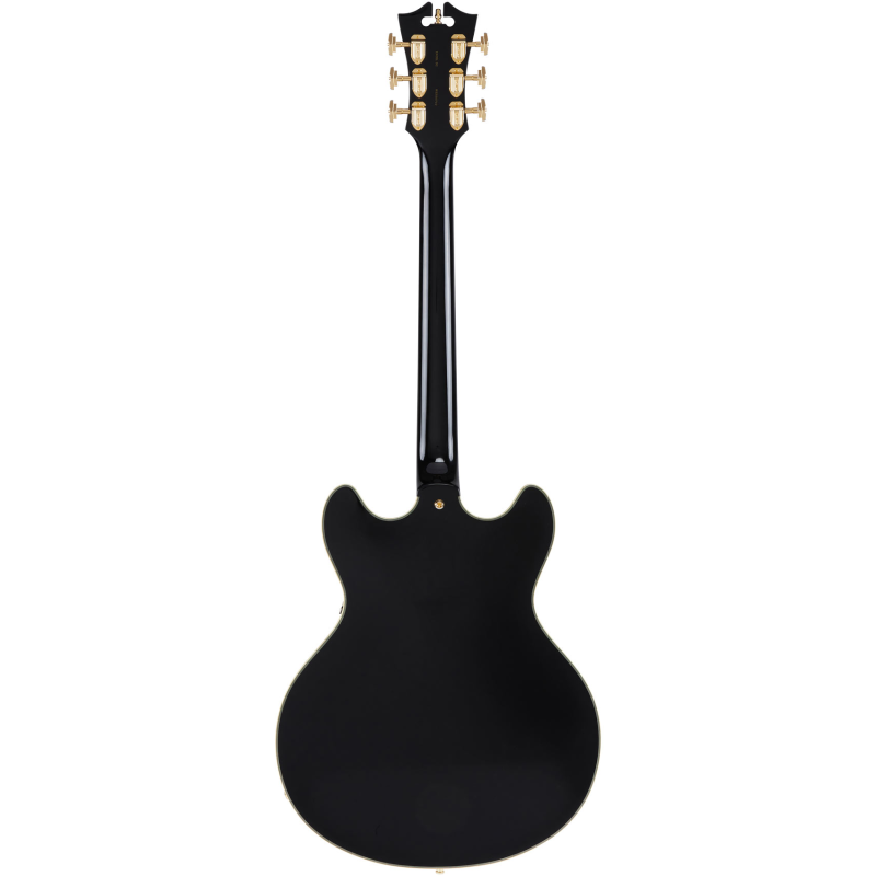 DAngelico Excel DC Solid Black