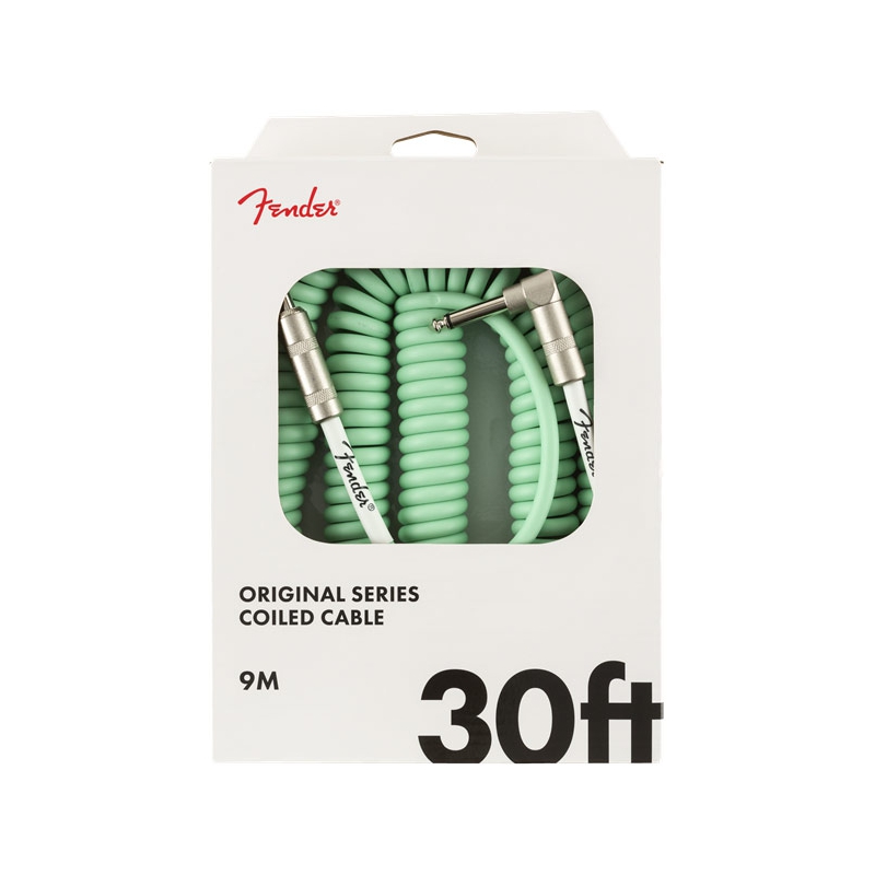 Fender Original Coil Cable 30' SFG Seafoam Green