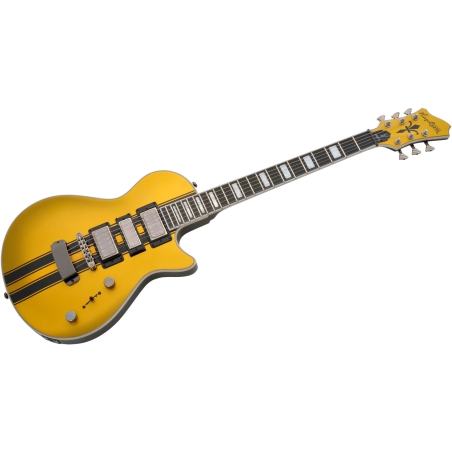 Hagstrom Ultra Max Special Blockbuster Yellow Metallic