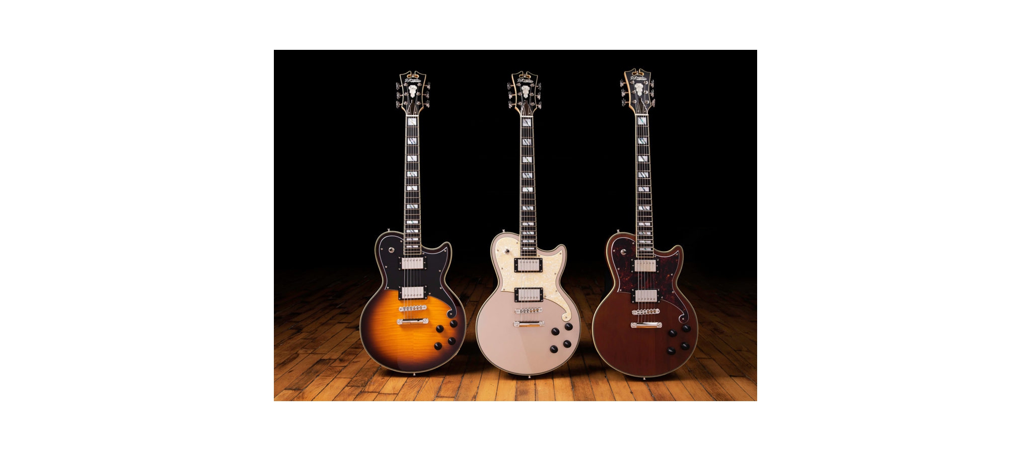 ギター D'Angelico Deluxe Atlantic Desert Gold Deluxe Atlantic Desert Gold | D'Angelico | 取扱いブランド | 株式