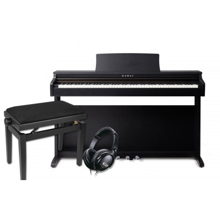 Kawai KDP120B SET met luxe Pianobank en hoofdtelefoon