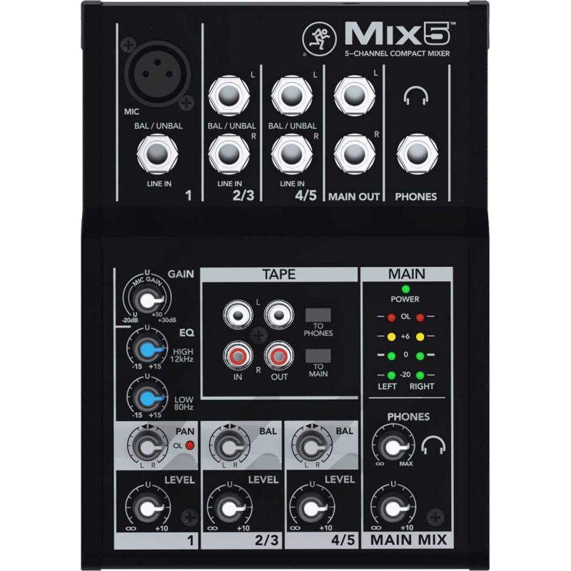 Mackie Mix5 compacte mixer