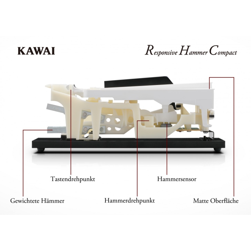 Kawai ES120W Portable Piano White