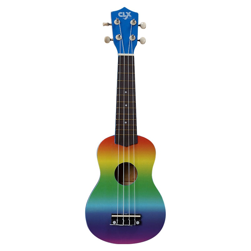 CLX Rainbow sopraan ukulele