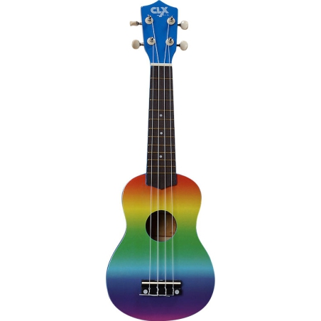 CLX Rainbow sopraan ukulele
