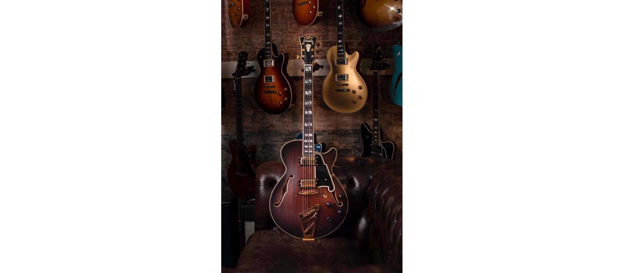 DAngelico Deluxe 59 Satin Brown Burst| Dijkman Muziek