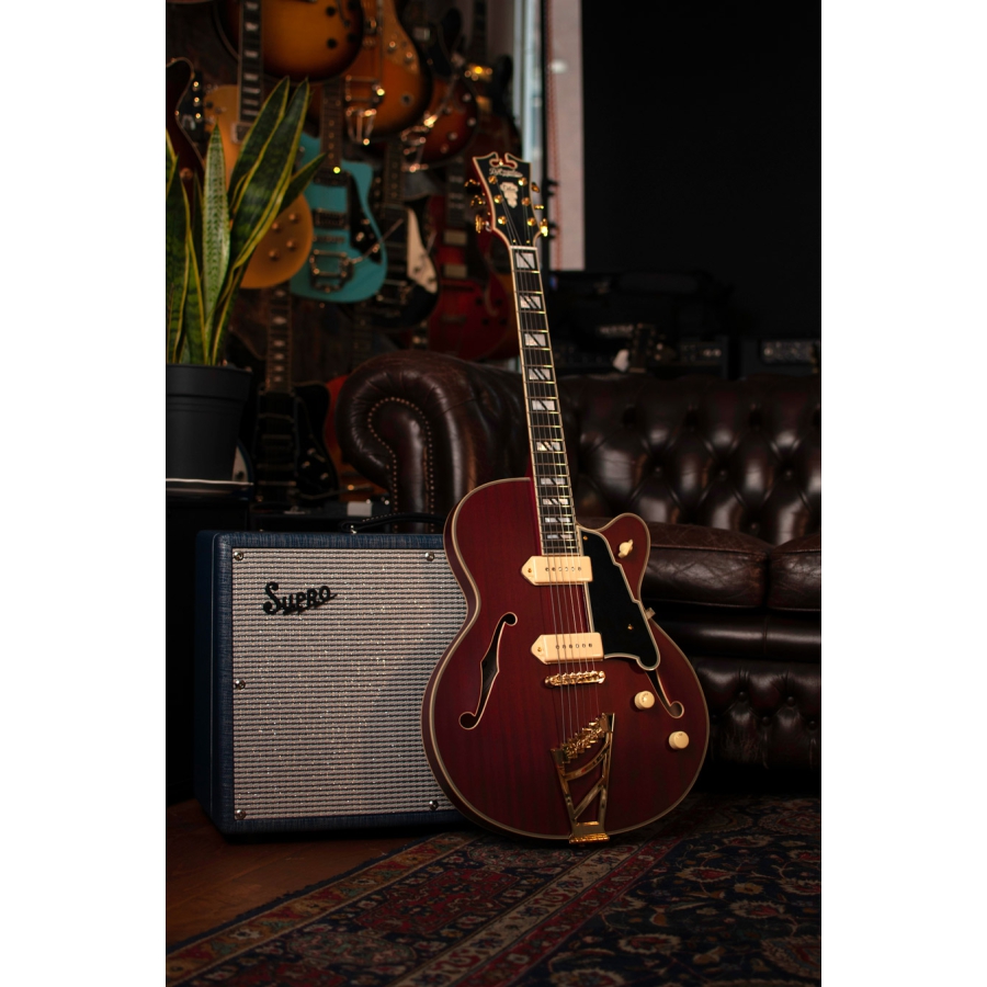 DAngelico Deluxe 59 Satin Trans Wine