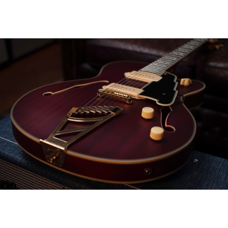 DAngelico Deluxe 59 Satin Trans Wine