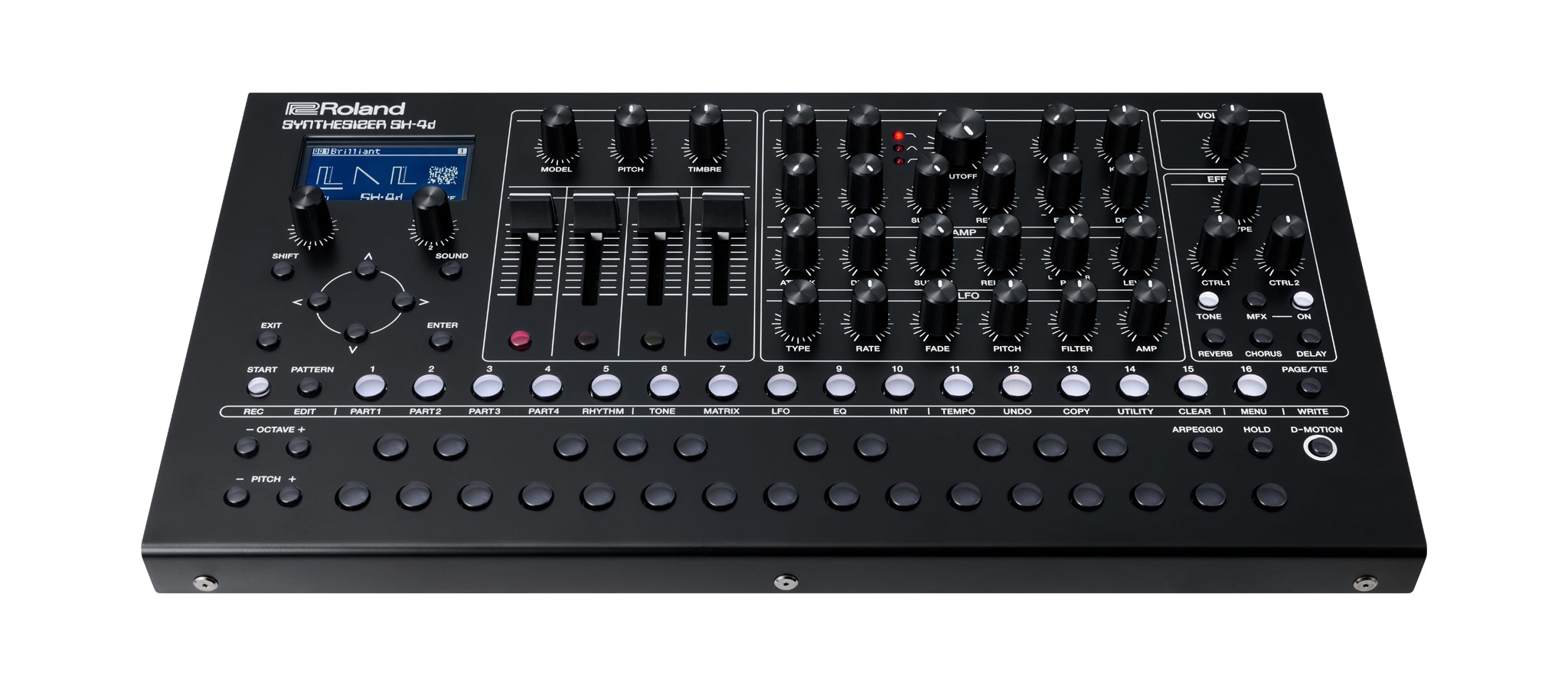 鍵盤楽器 Roland SH-4d Desktop Synthesizer Roland SH-4d Desktop synthesizer | zeer veelzijdig | DijkmanMuziek