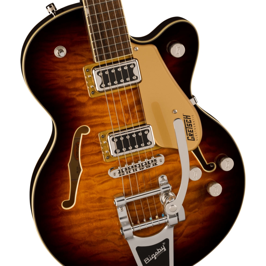 Nacht overzien Perth Blackborough Gretsch G5655T QM Electromatic CB JR QLT Sweet Tea | DijkmanMuziek