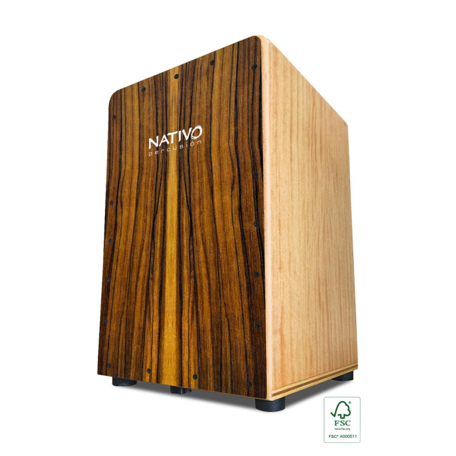 Nativo Percussion Cajon Inicia Brown