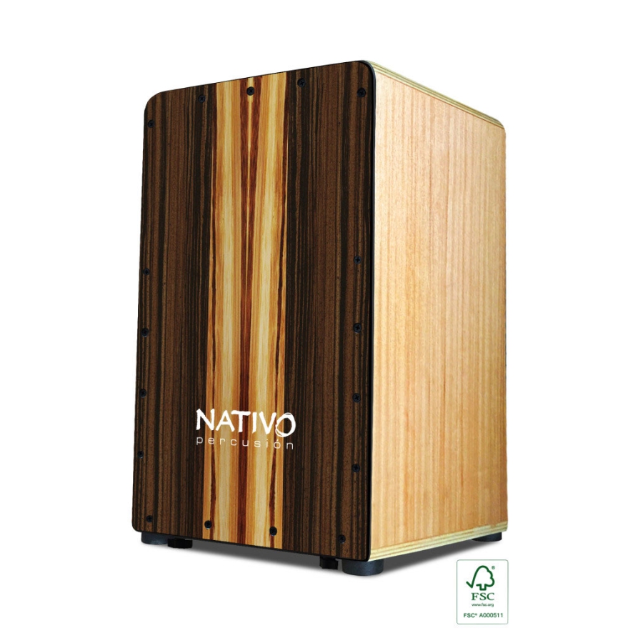 Nativo Percussion Studio Cajon Macchiato