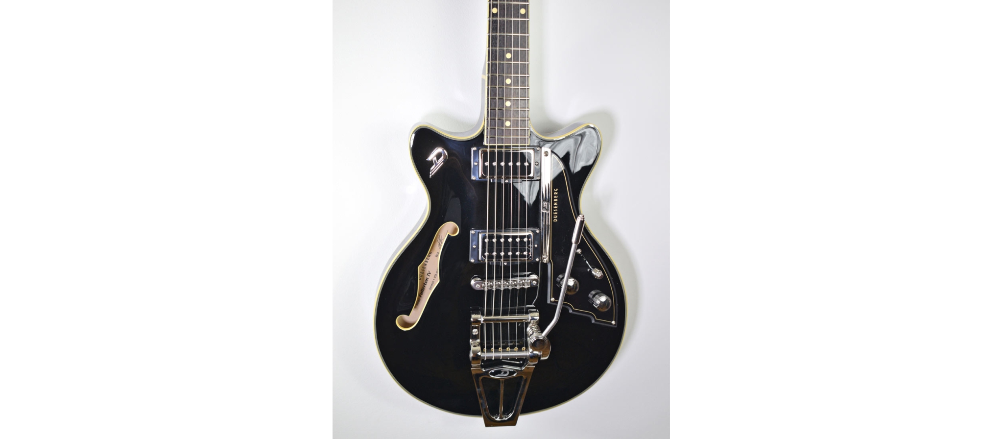 Duesenberg Fullerton TV Black | Semi-hollow | DijkmanMuziek