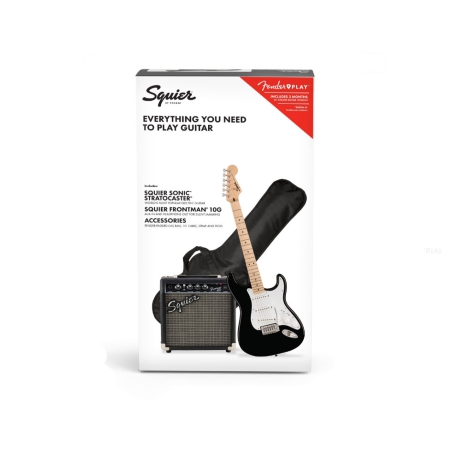 Squier Sonic Stratocaster Pack Black 10G