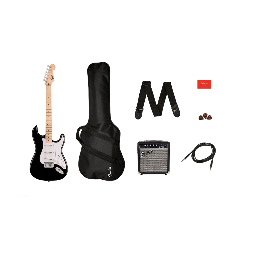 Squier Sonic Stratocaster Pack Black 10G