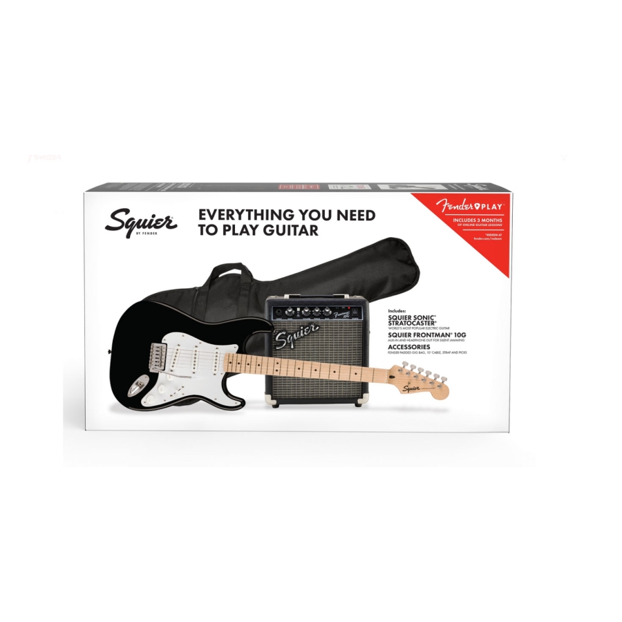 Squier Sonic Stratocaster Pack Black 10G