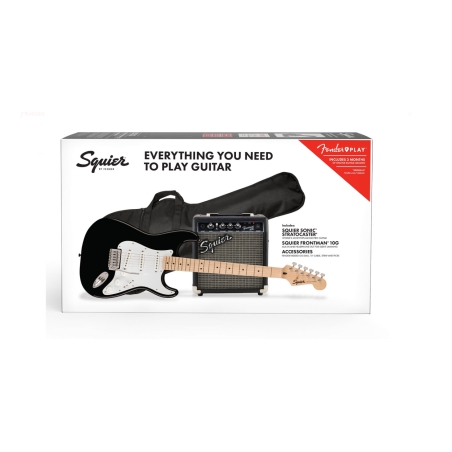 Squier Sonic Stratocaster Pack Black 10G