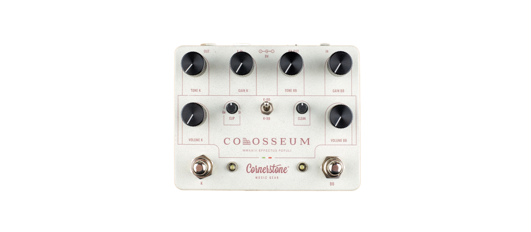 【BB/Klon】 Cornerstone / COLOSSEUM 【極美品】 Cornerstone Colosseum【数あるデュアルドライブペダルの中でも