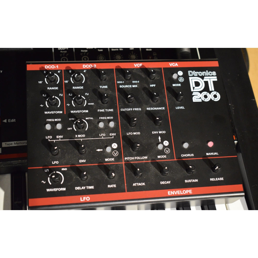 Roland JX-3P synth + Dtronics DT-200