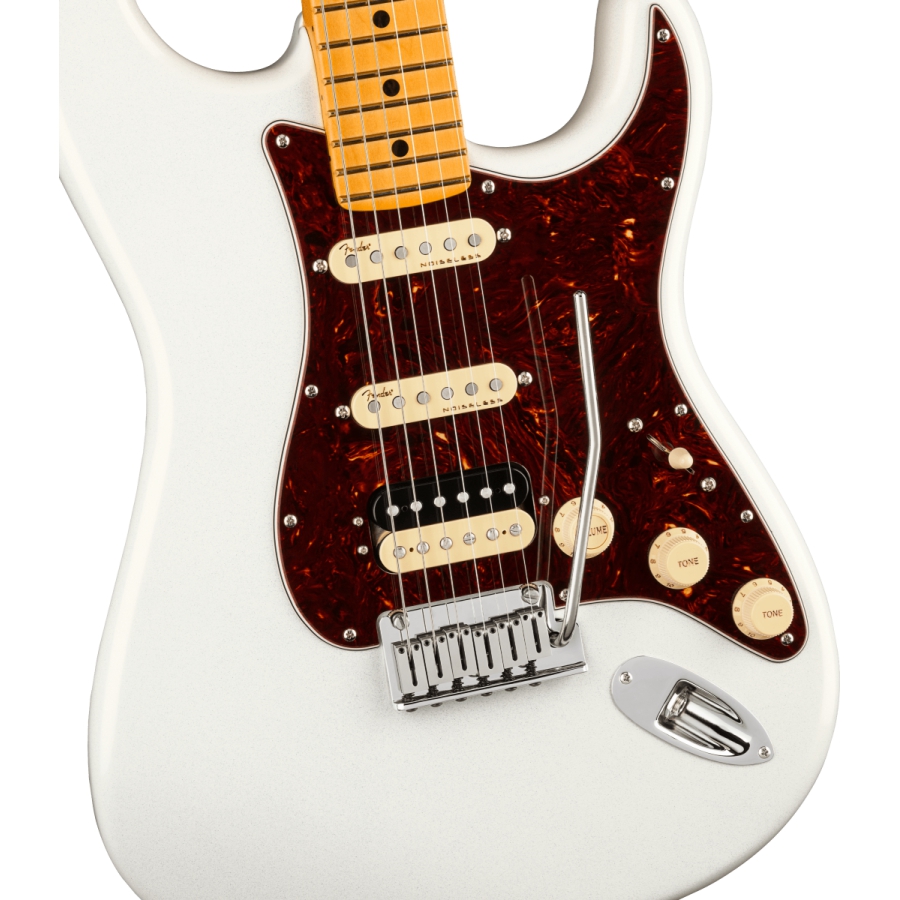 Fender American Ultra Stratocaster HSS MN Arctic Pearl