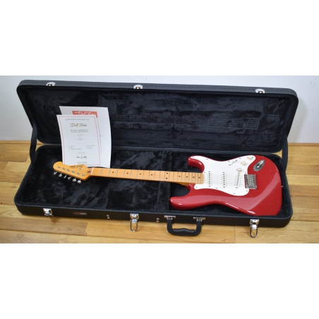 Del-Tone 50s S-style Hard Tail Dakota Red