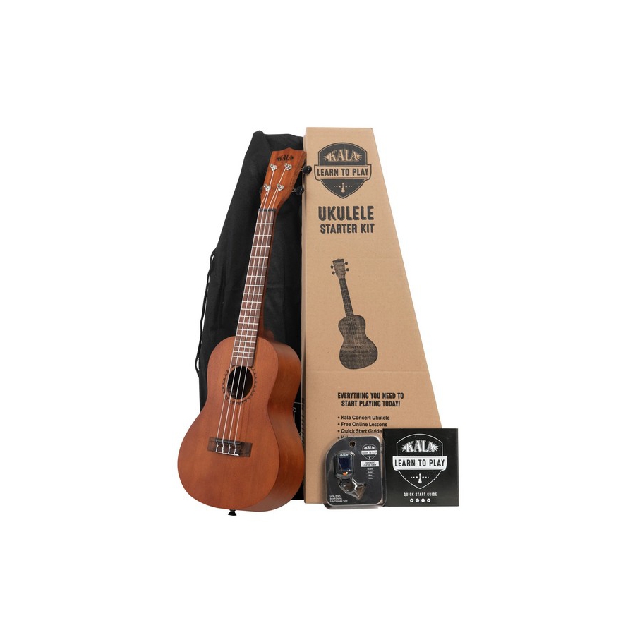 Kala Learn To Play Ukulele Concert Starter Kit