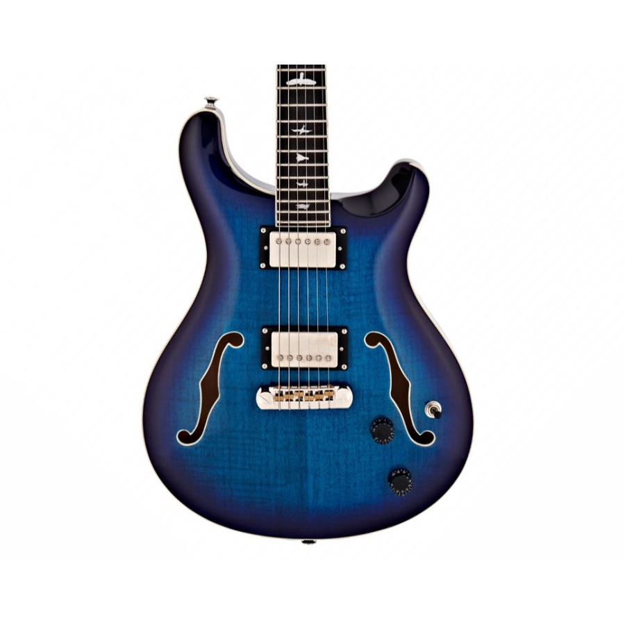 PRS SE Hollowbody II Faded Blue Burst