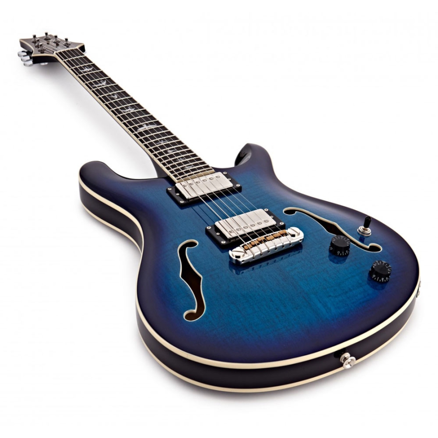 PRS SE Hollowbody II Faded Blue Burst