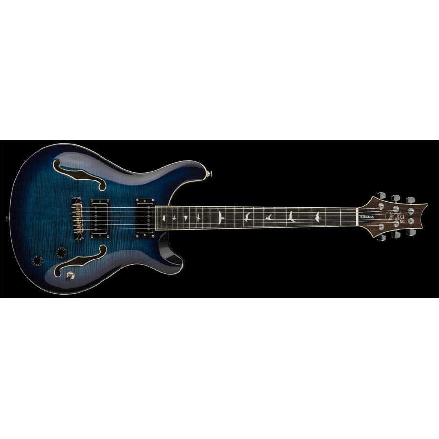 PRS SE Hollowbody II Faded Blue Burst