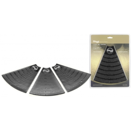 Stagg CGC-03 BK 3x Damperpads voor Cymbals