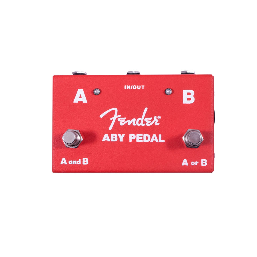 Fender 2-Switch ABY Pedal Red Fender 2-Switch ABY Pedal Red