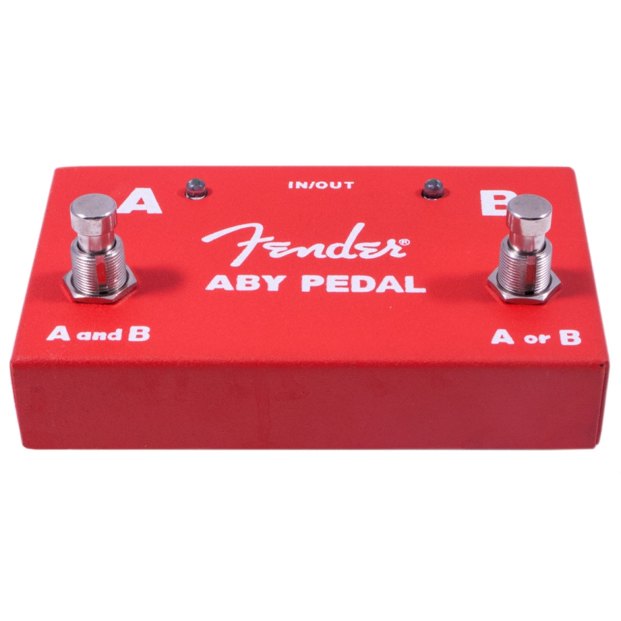 Fender 2-Switch ABY Pedal Red Fender 2-Switch ABY Pedal Red