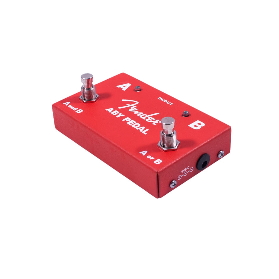 Fender 2-Switch ABY Pedal Red Fender 2-Switch ABY Pedal Red