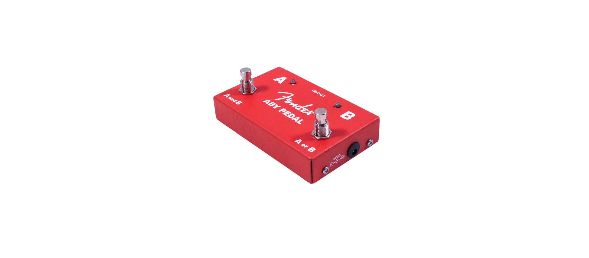 Fender 2-Switch ABY Pedal Red | DijkmanMuziek