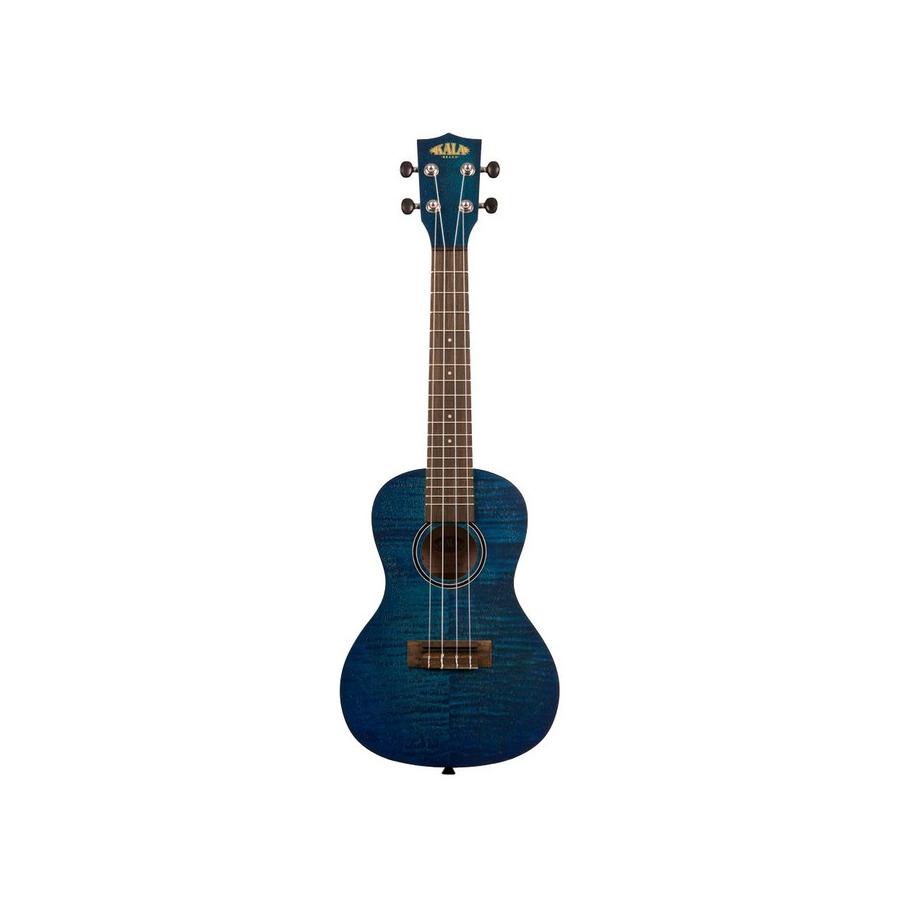 Kala Concert Exotic Mahogany Blue Ukulele