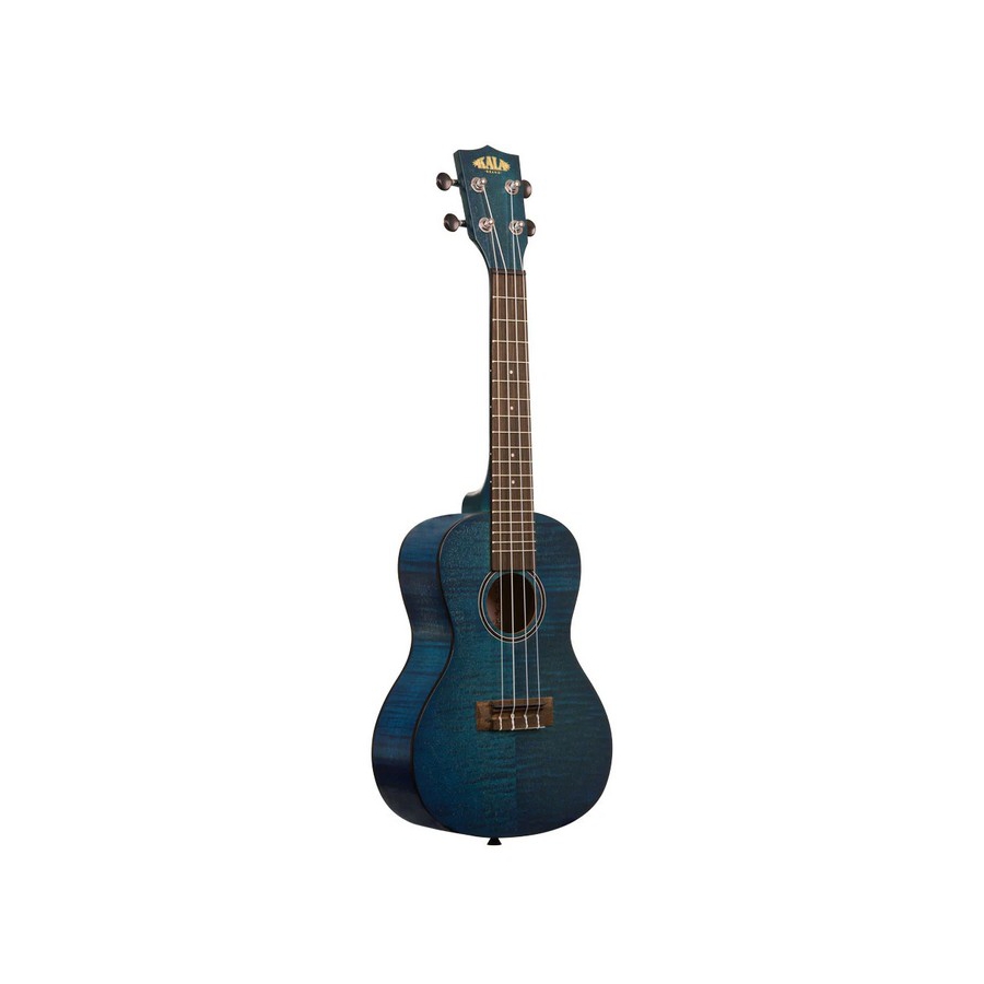 Kala Concert Exotic Mahogany Blue Ukulele