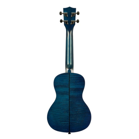 Kala Concert Exotic Mahogany Blue Ukulele