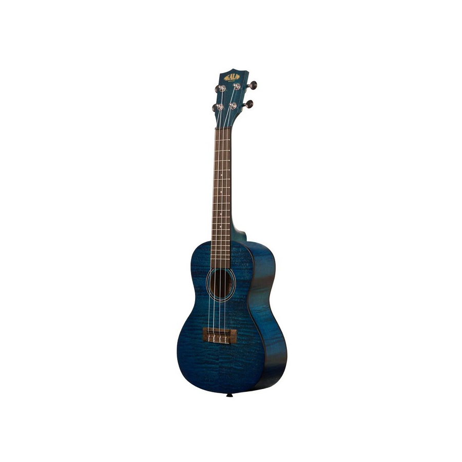 Kala Concert Exotic Mahogany Blue Ukulele