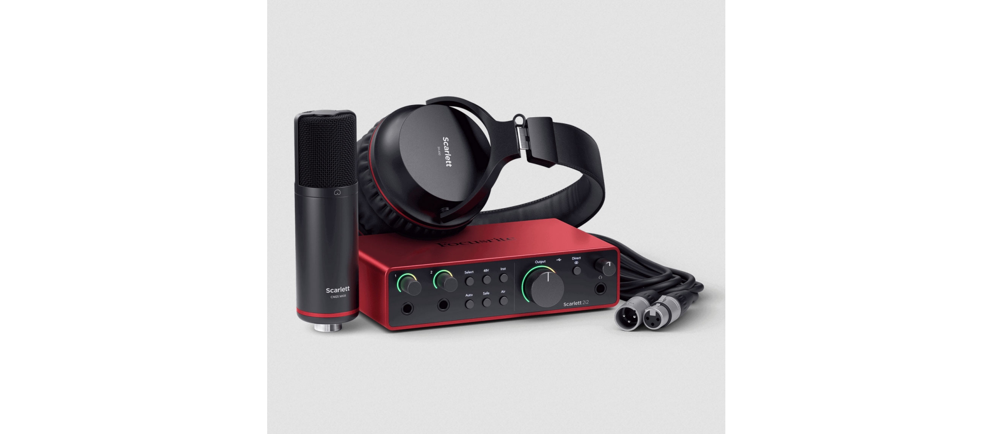 Focusrite Scarlett 2i2 Studio 4th Gen | recording set | DijkmanMuziek