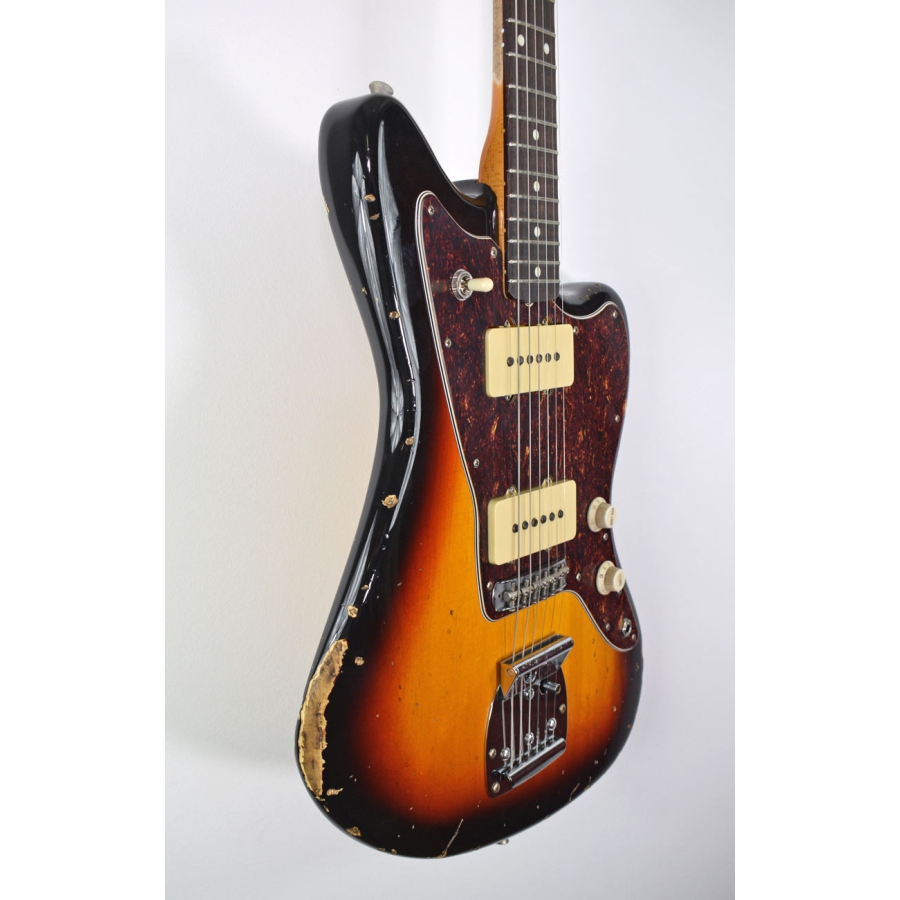 Del-Tone JM-style 3-tone Sunburst Heavy Aging