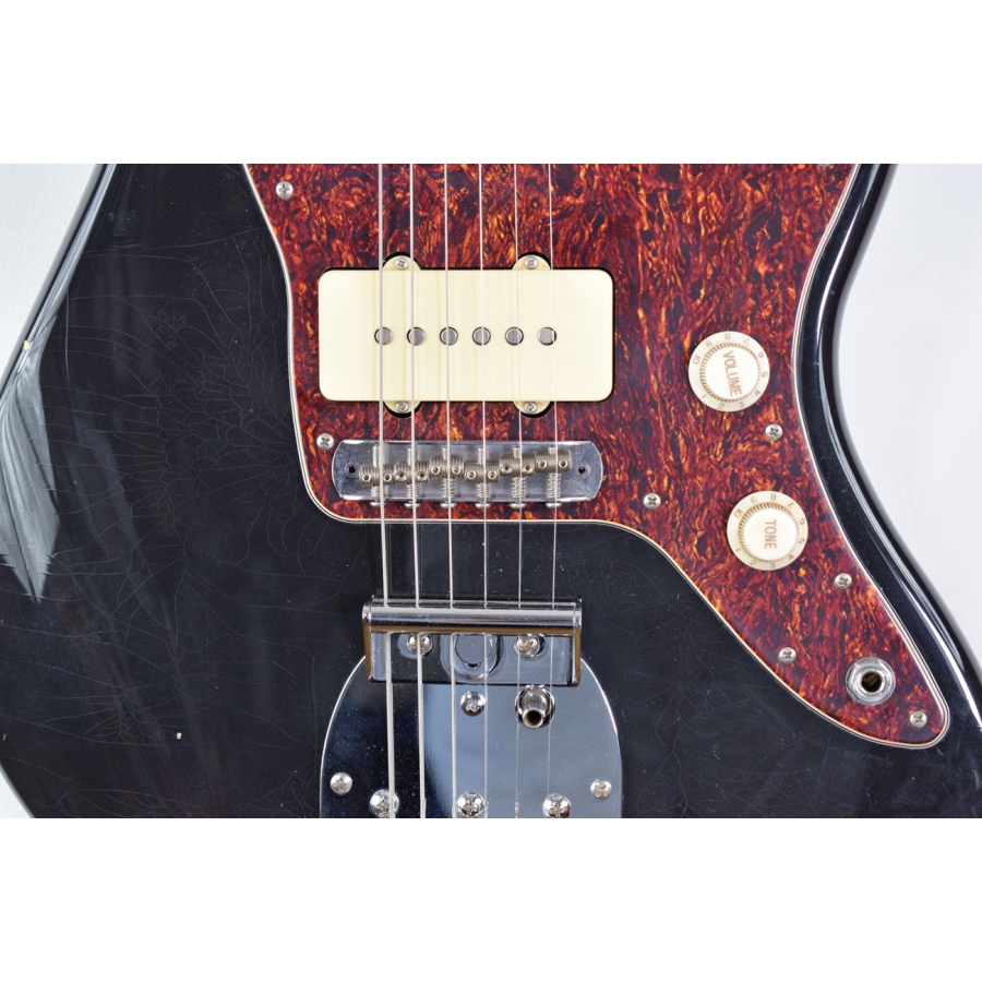 Del-Tone JM-style Black matching headstock