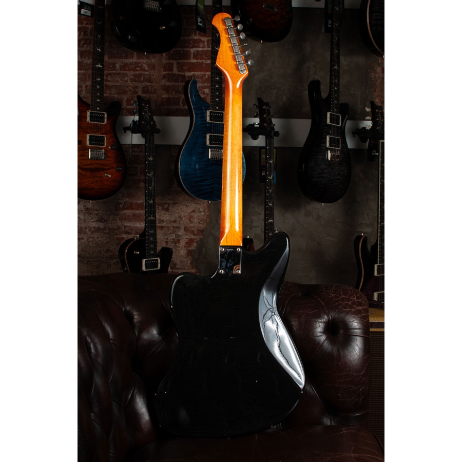 Del-Tone JM-style Black matching headstock