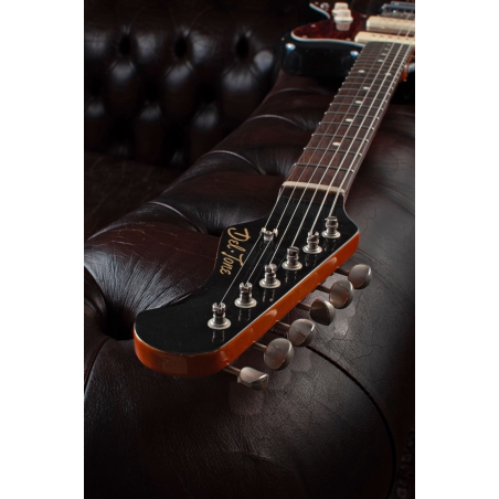 Del-Tone JM-style Black matching headstock