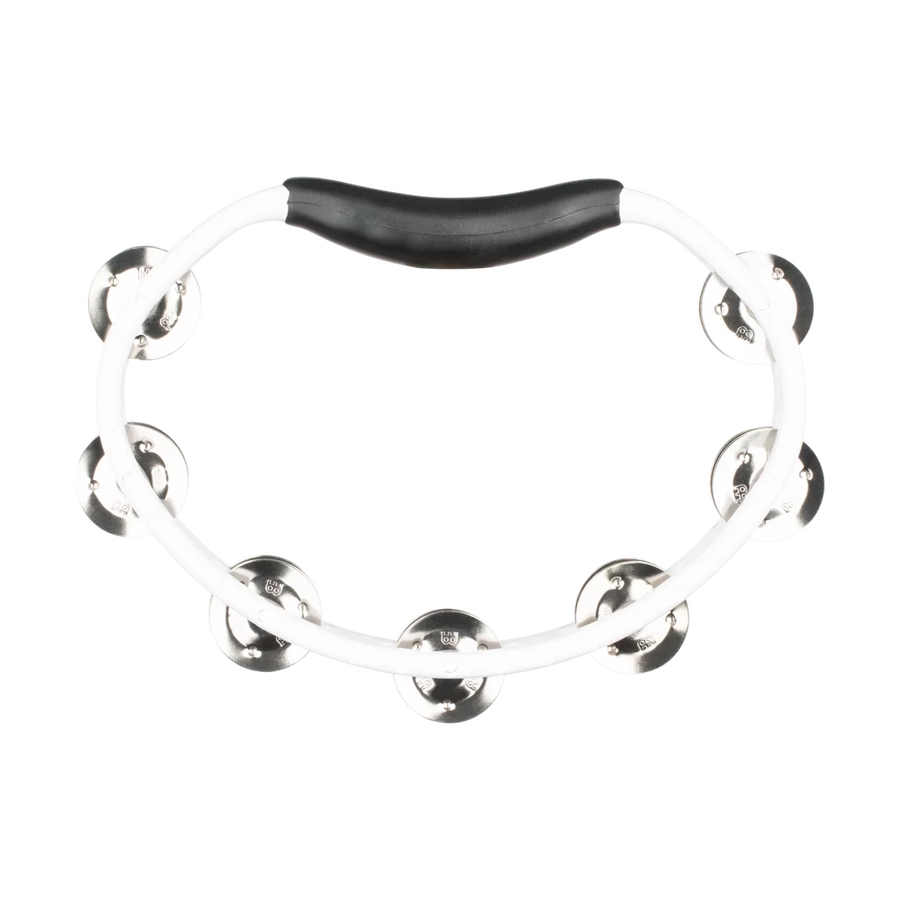 Meinl HTMT1WH Tambourine Steel Jingles WH