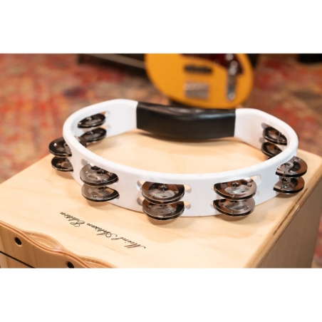 Meinl HTMT1WH Tambourine Steel Jingles WH