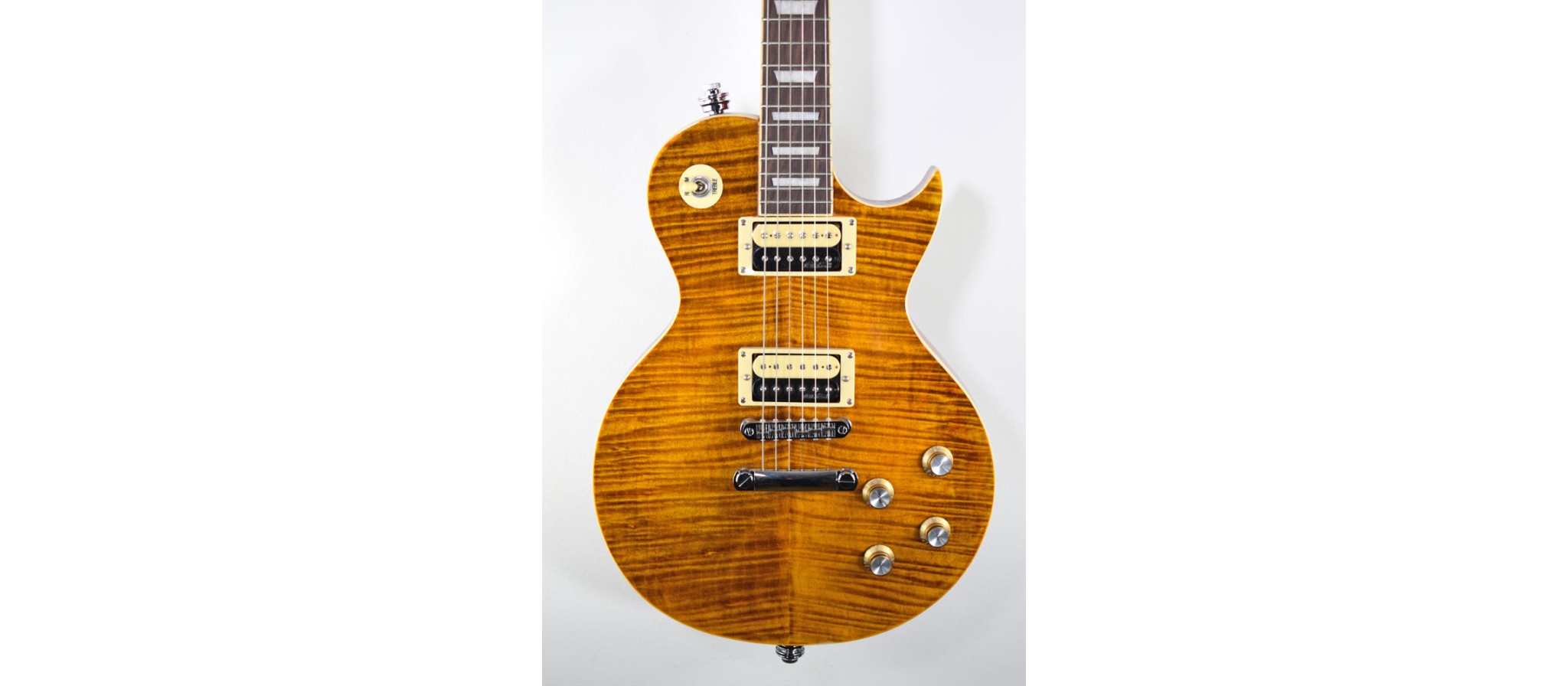 Vintage V100AFD Paradise Flamed Maple |LP-model | DijkmanMuziek