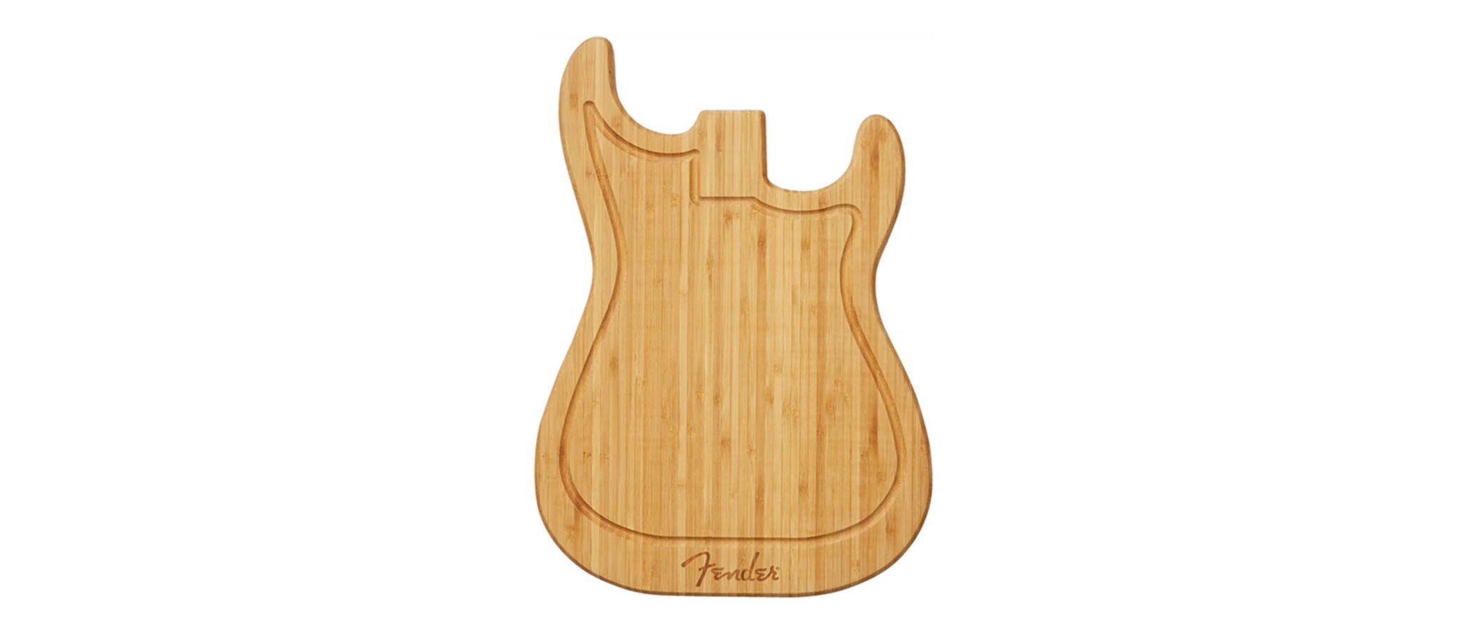 Fender Stratocaster Schneidebrett Aus Bambus – Offizielles Sammlerstück, 100 % Bambus