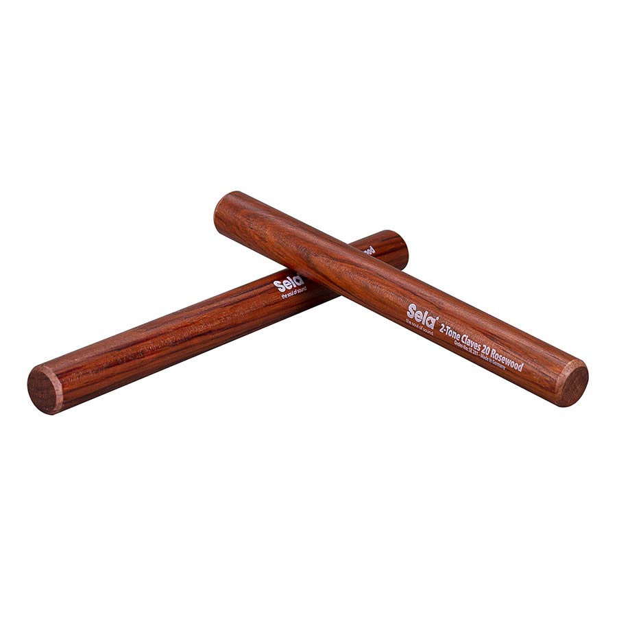 Sela 2-tone claves rosewood SEL281