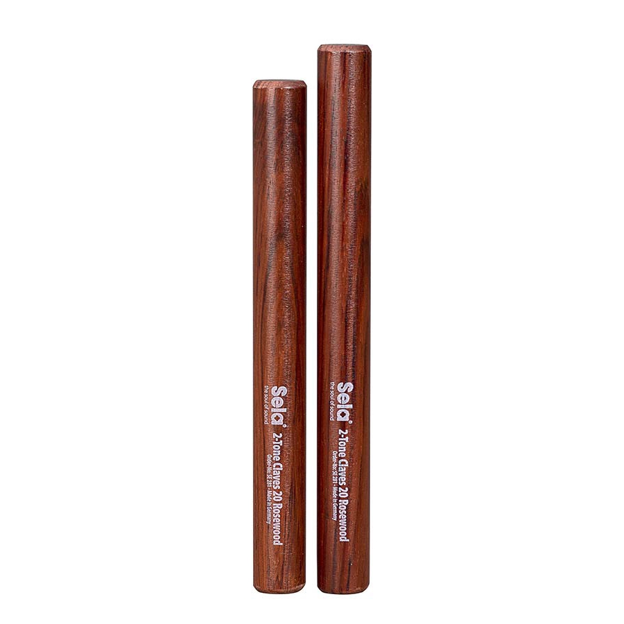 Sela 2-tone claves rosewood SEL281